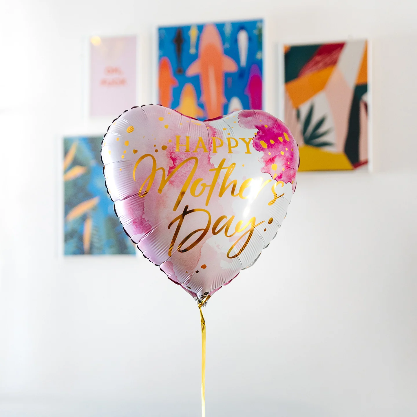 Ballon Fête des Mères Aquarelle - Image 2