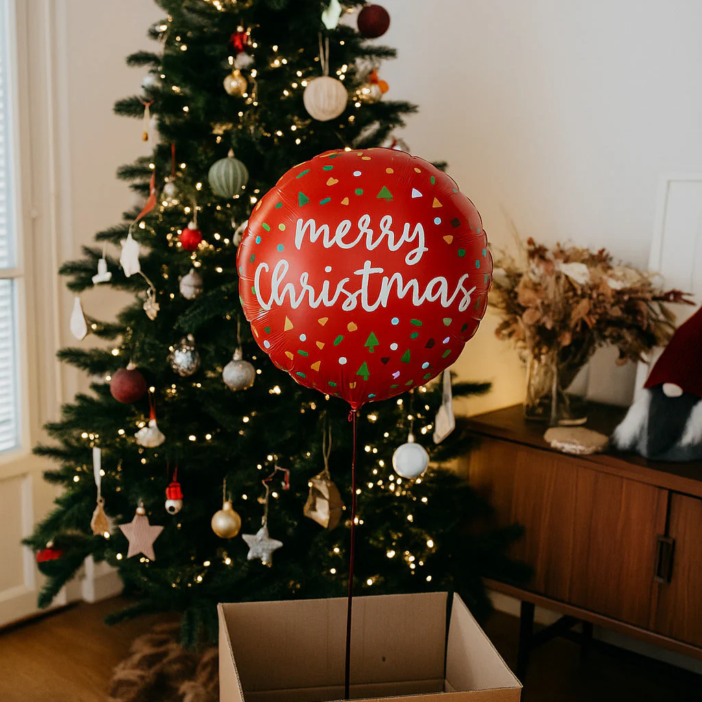 Ballon Merry Christmas Confettis - Image 2