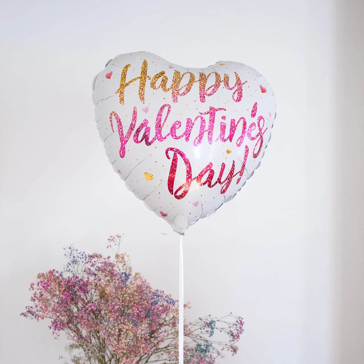Ballon Happy Valentine's day paillettes - Image 2