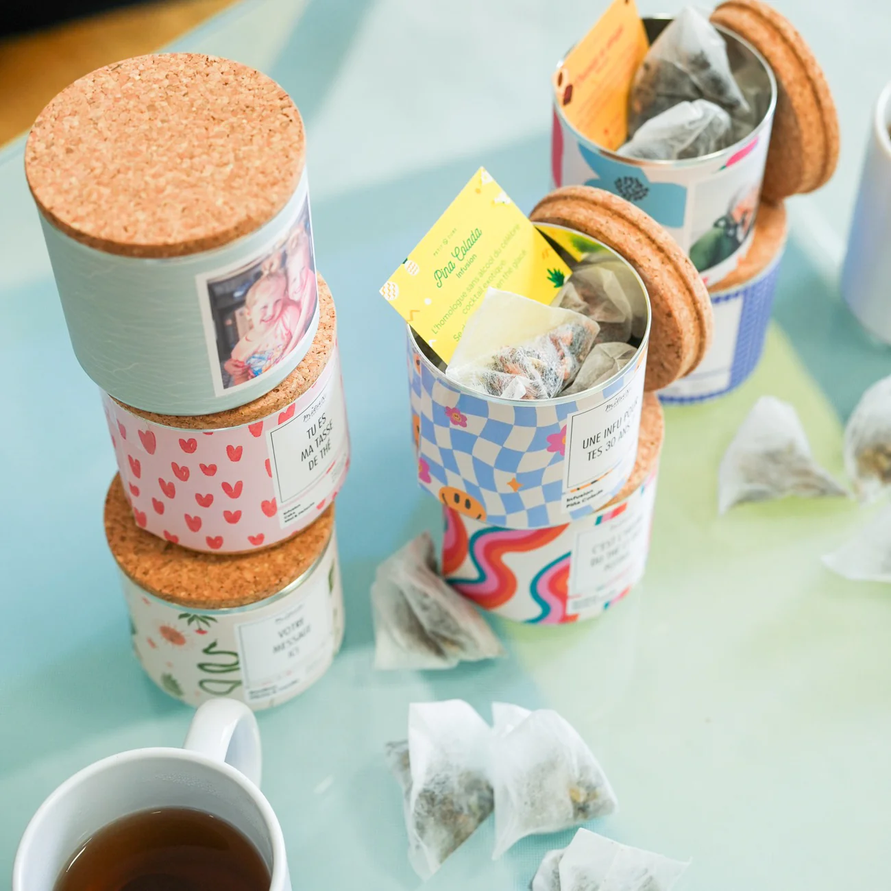 Boîte de Thé personnalisée avec photo et texte - Image 5