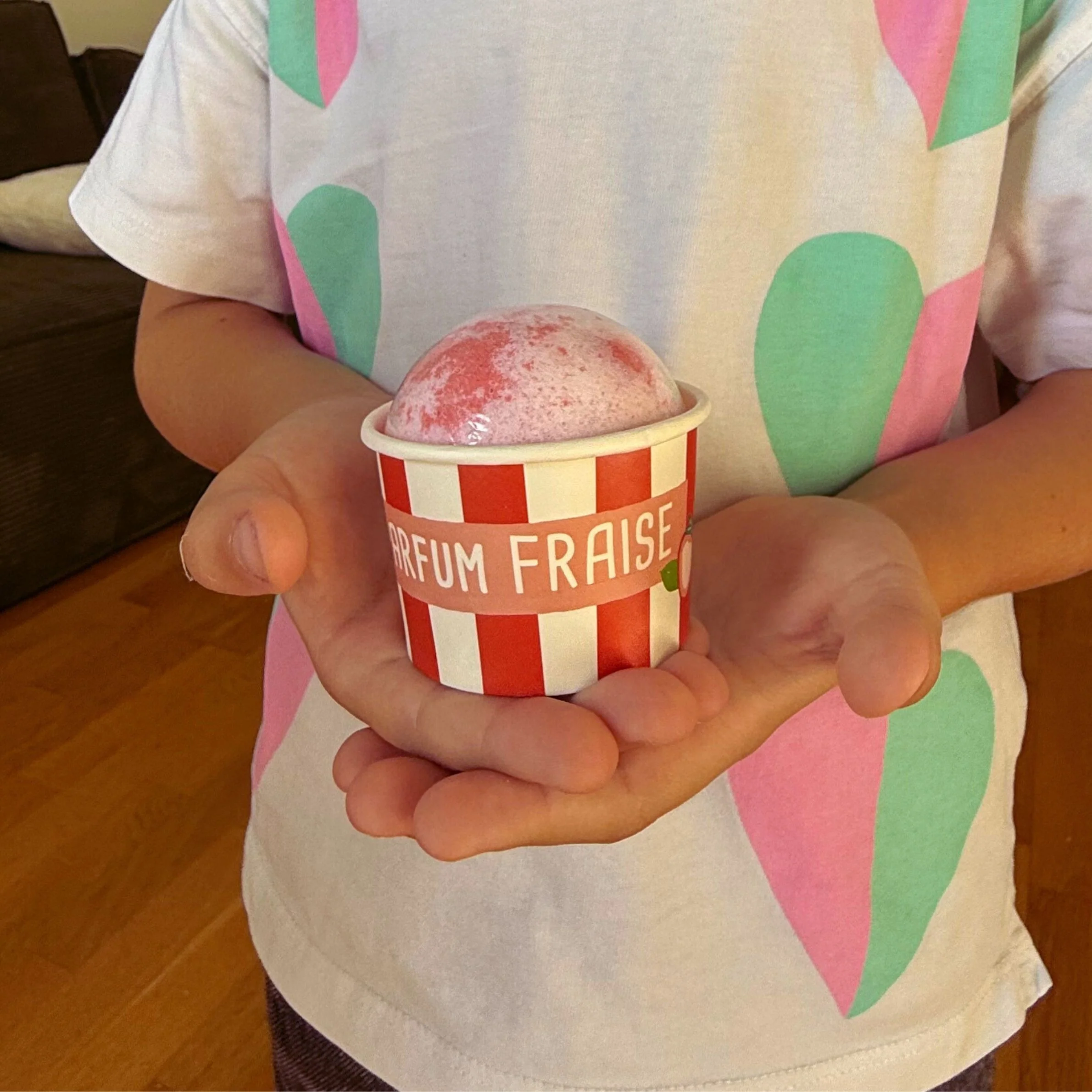 Bombe de bain glace à la fraise - Image 3