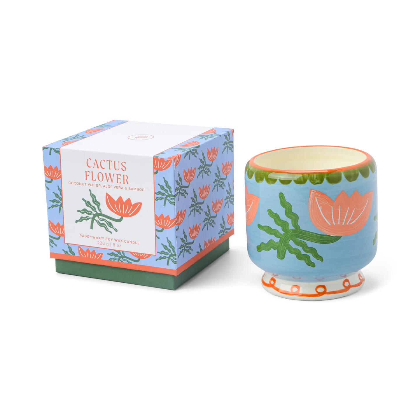 Bougie fleur de cactus - Image 3