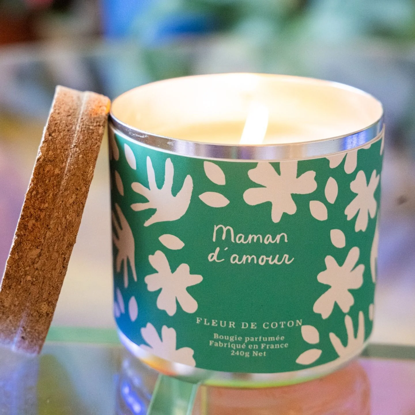 Bougie Maman d'amour - senteur Fleur de coton - Image 3