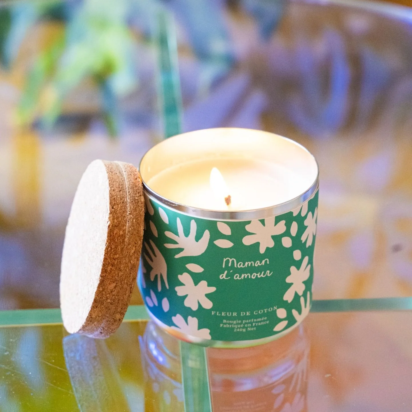 Bougie Maman d'amour - senteur Fleur de coton - Image 4