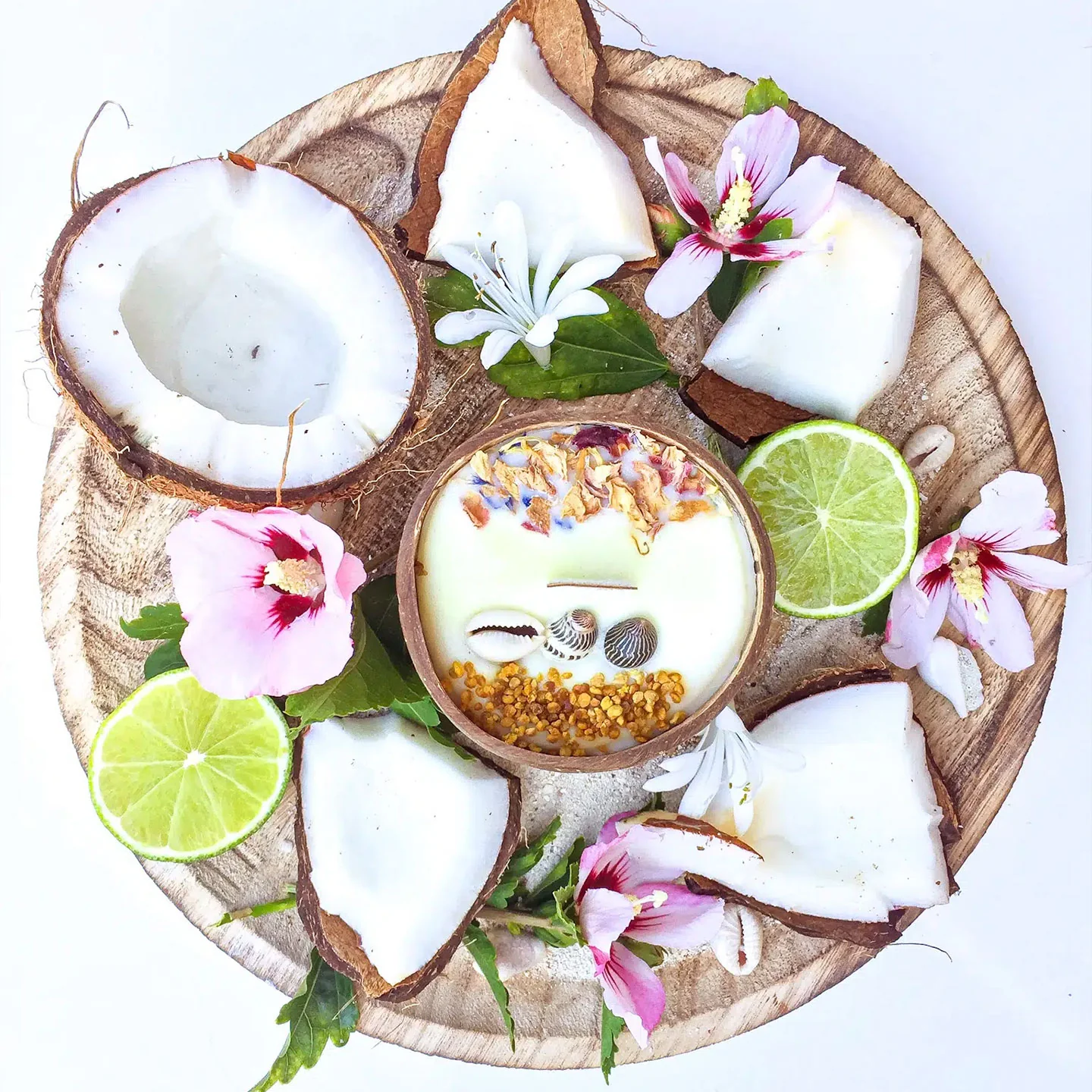 Bougie monoï dans une noix de coco - Image 3