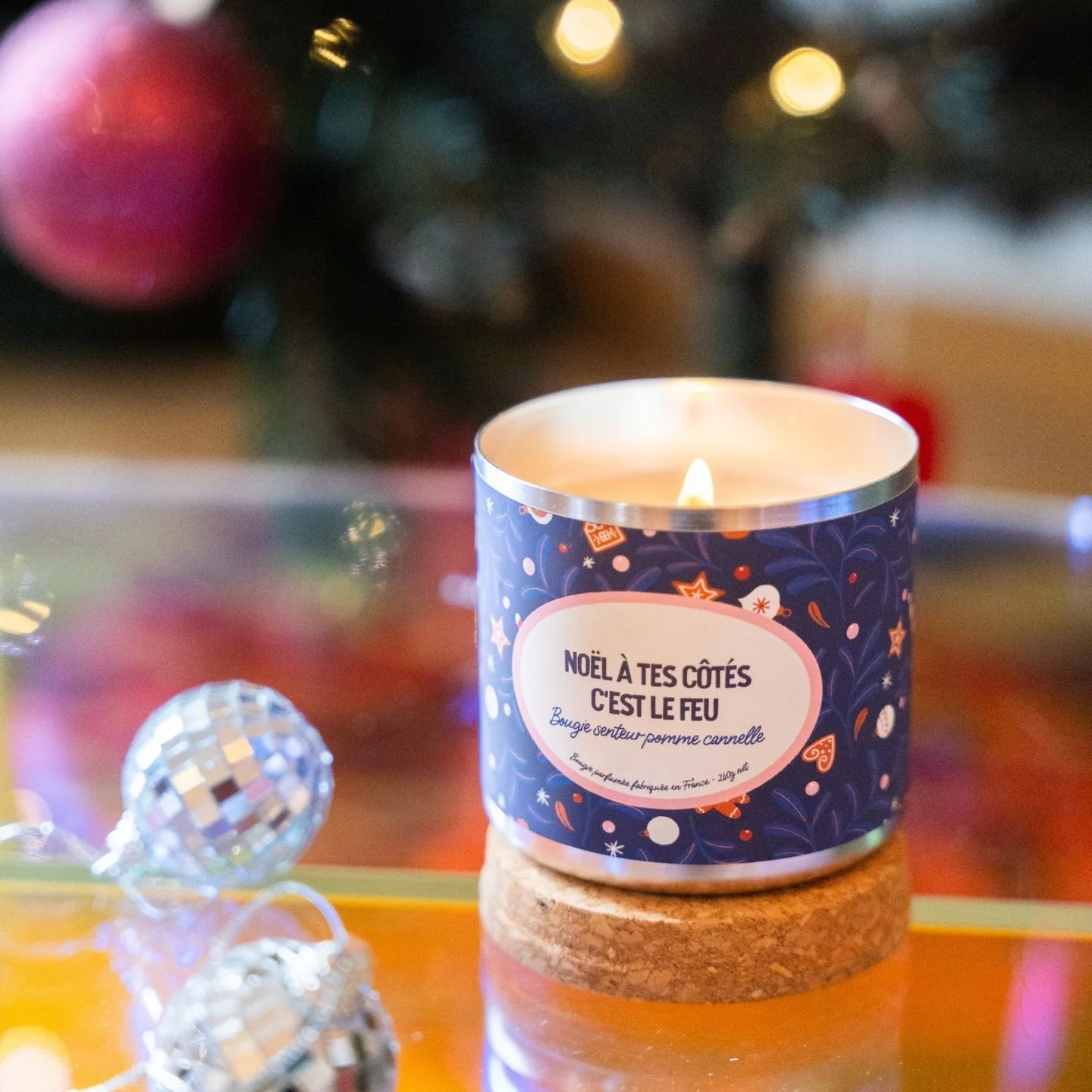Bougie - Noël à tes côtés c'est le feu - Image 4