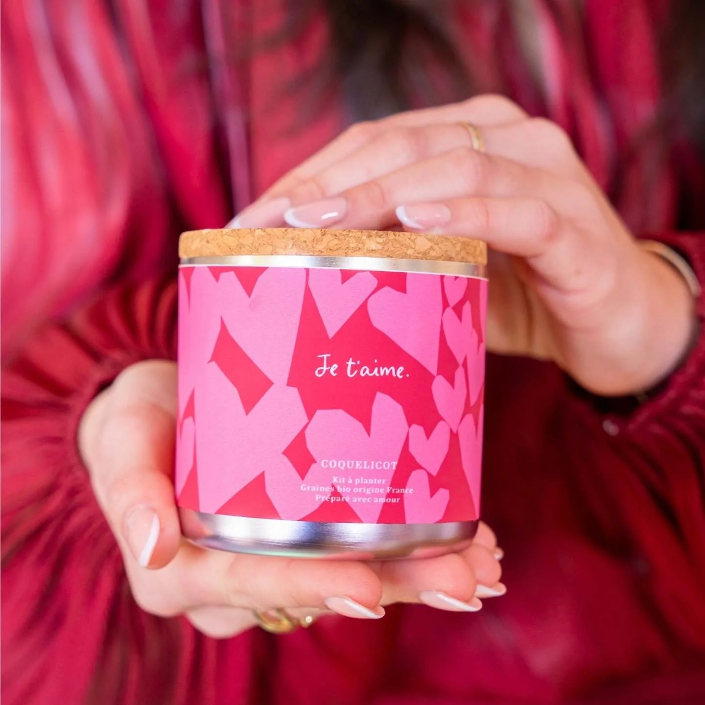Bougie senteur Pomme Cannelle - Je t'aime - Image 3