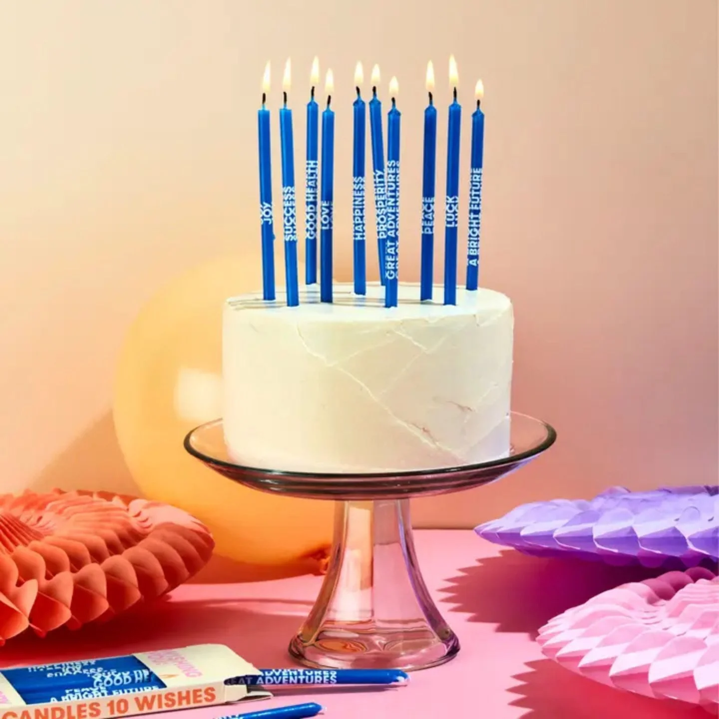 Bougies voeux d'anniversaire - Image 2