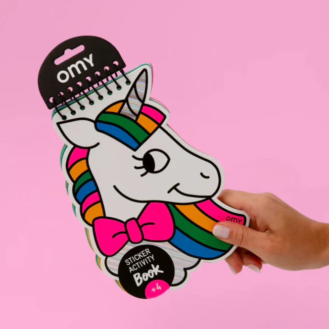Carnet d'activités 200 stickers - Licorne