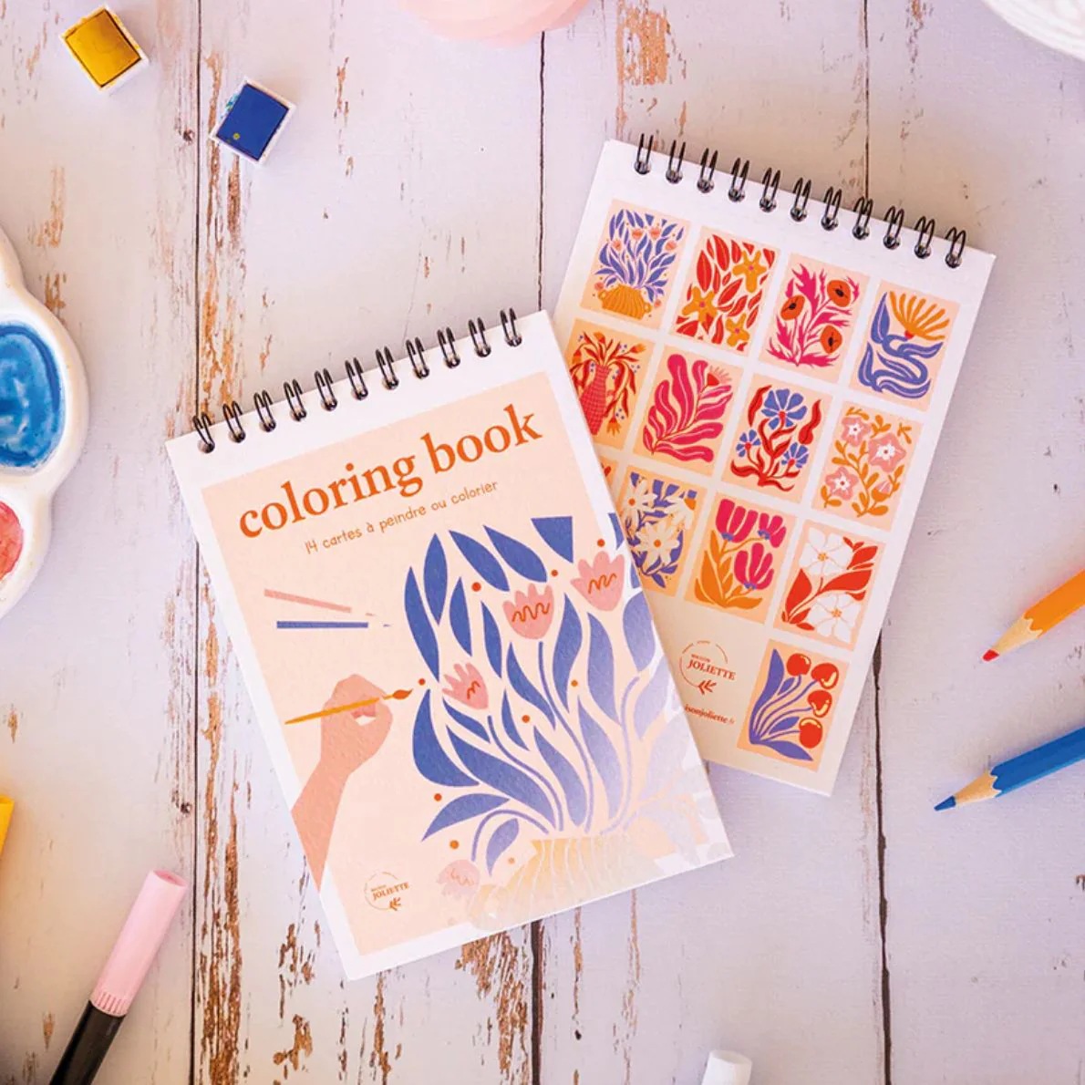 Carnet de coloriage - Floral