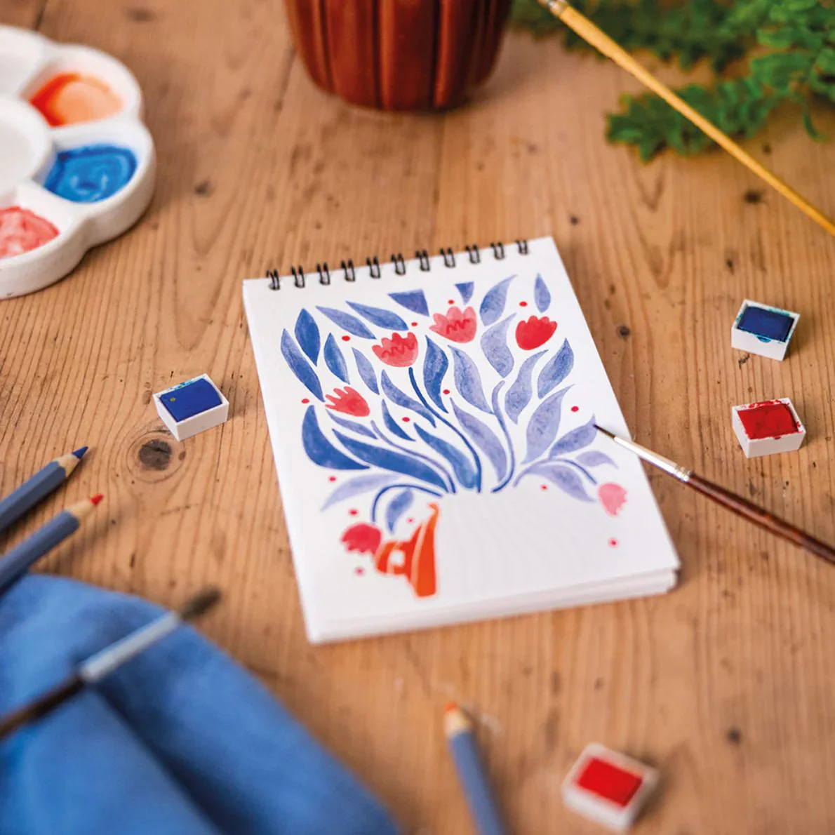 Carnet de coloriage - Floral - Image 6