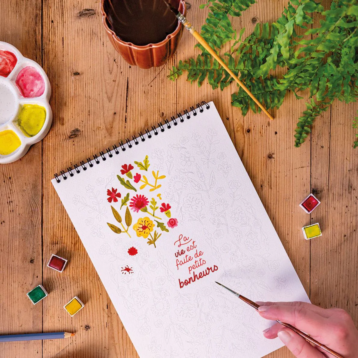 Carnet de coloriage de Petits bonheurs - Image 2