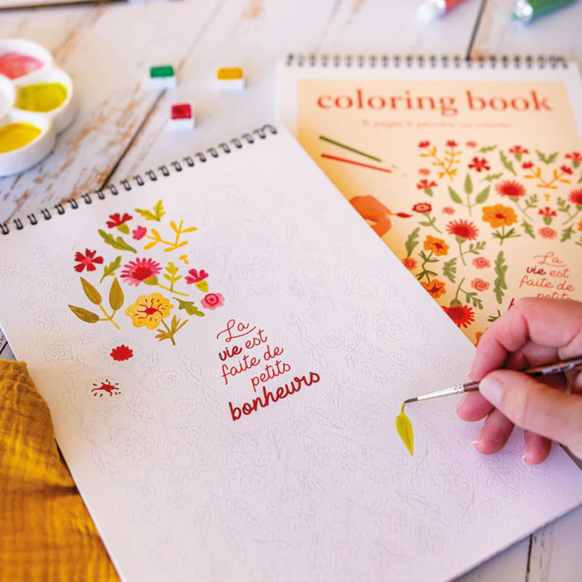 Carnet de coloriage de Petits bonheurs - Image 4