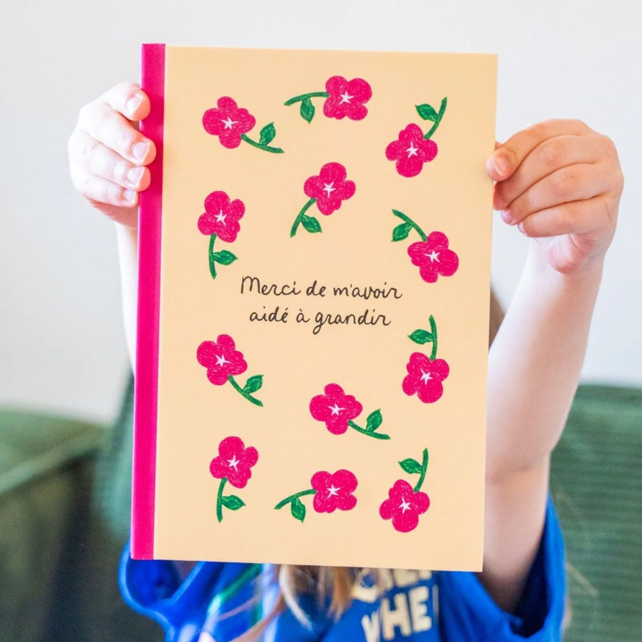 Carnet 80 pages - Merci de m'avoir aidé à grandir