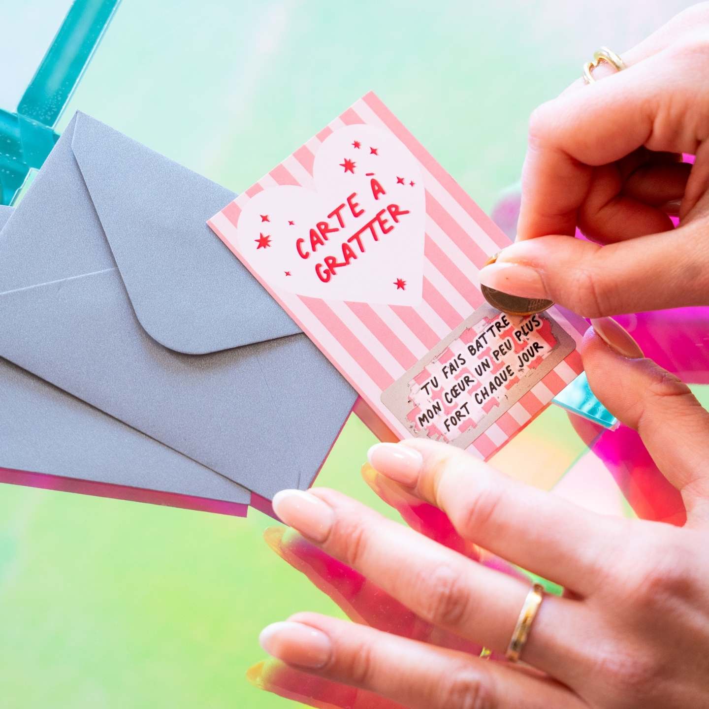 Carte à gratter - Amour - Image 2