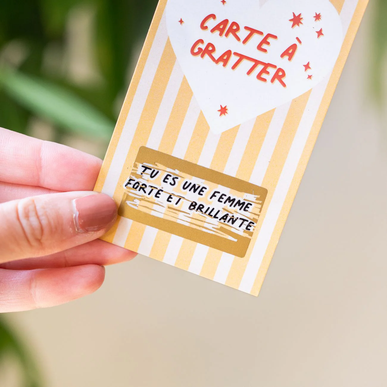 Carte à gratter - Tu es forte et brillante - Image 3