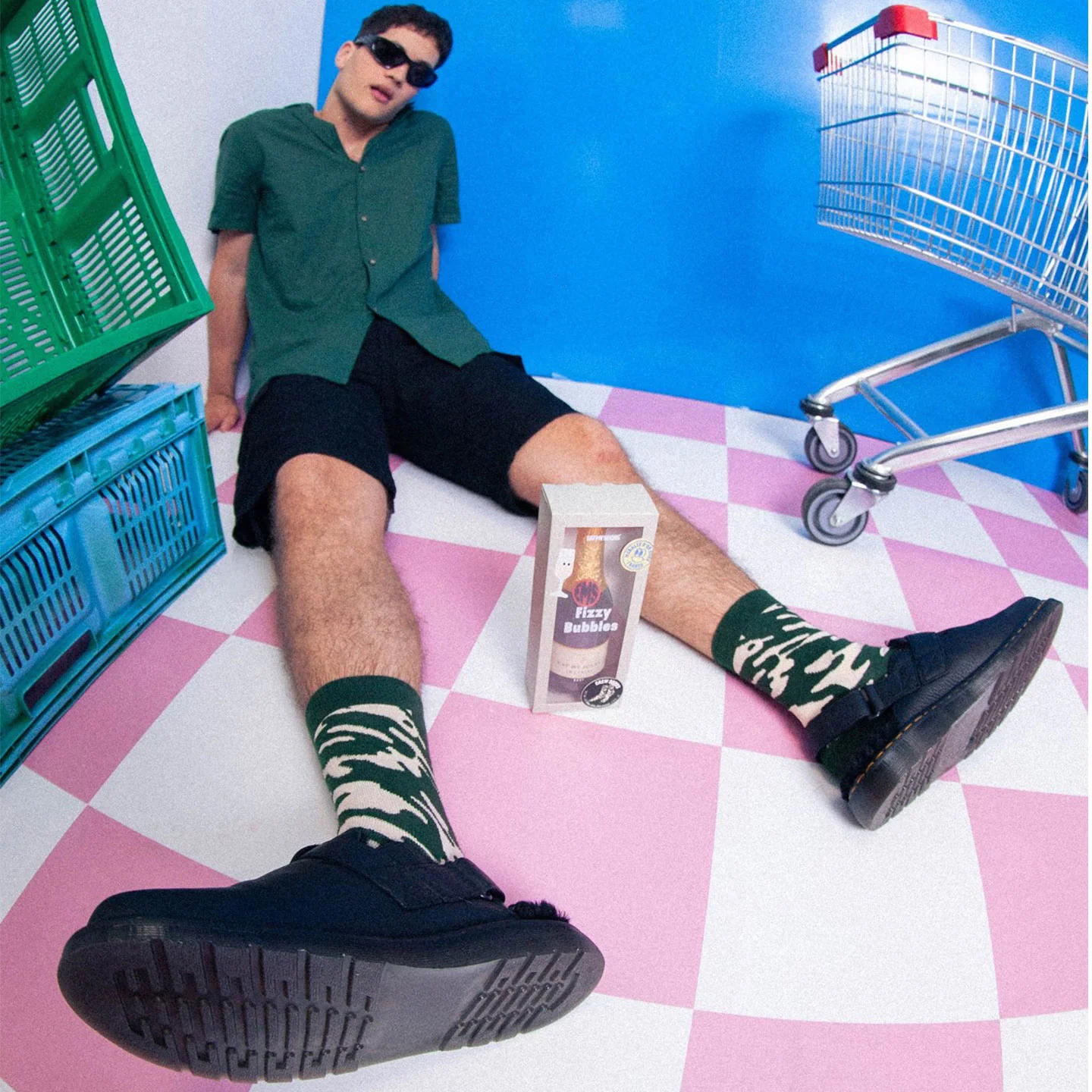 Chaussettes - Bouteille de Champagne - Image 2