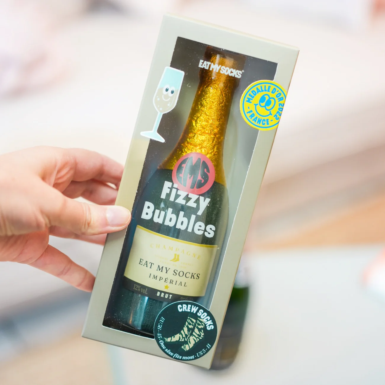 Chaussettes - Bouteille de Champagne - Image 3