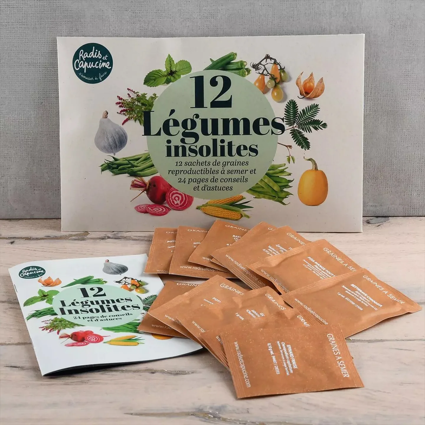 Coffret 12 sachets graines légumes insolites - Image 10