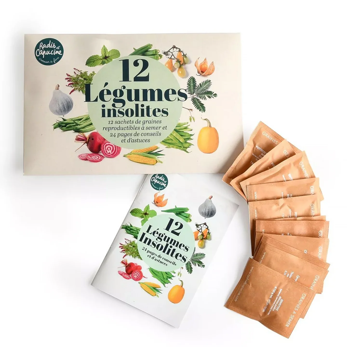Coffret 12 sachets graines légumes insolites - Image 9