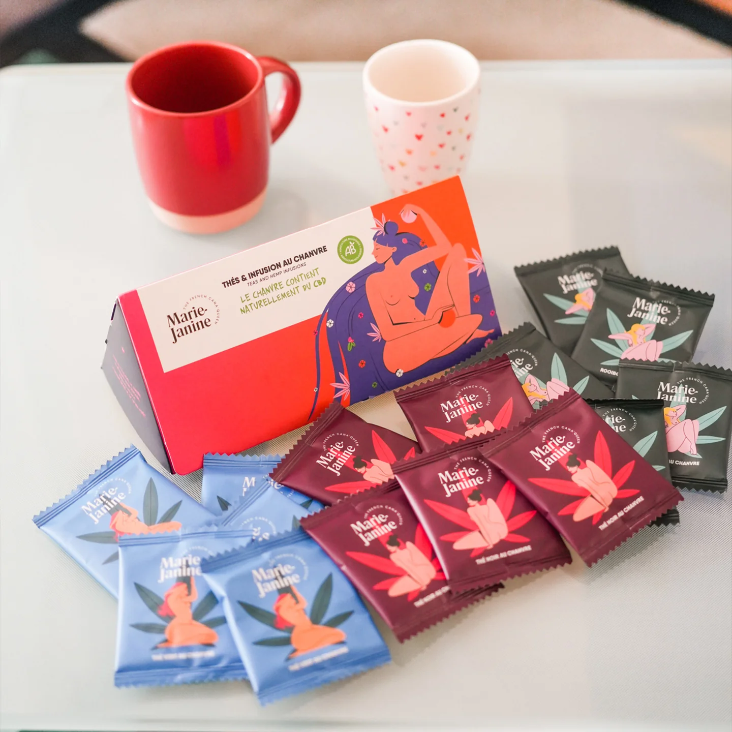 Coffret mix découverte thés CBD en dosettes - Image 6