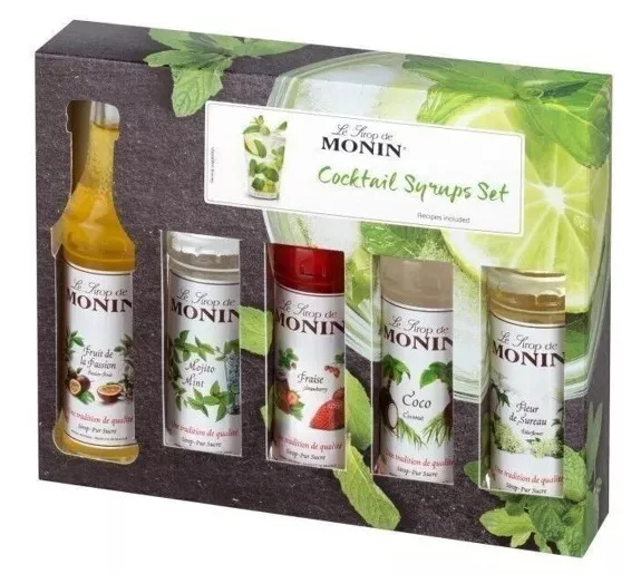 Coffret de 5 sirops pour cocktails aromatisés - Image 5