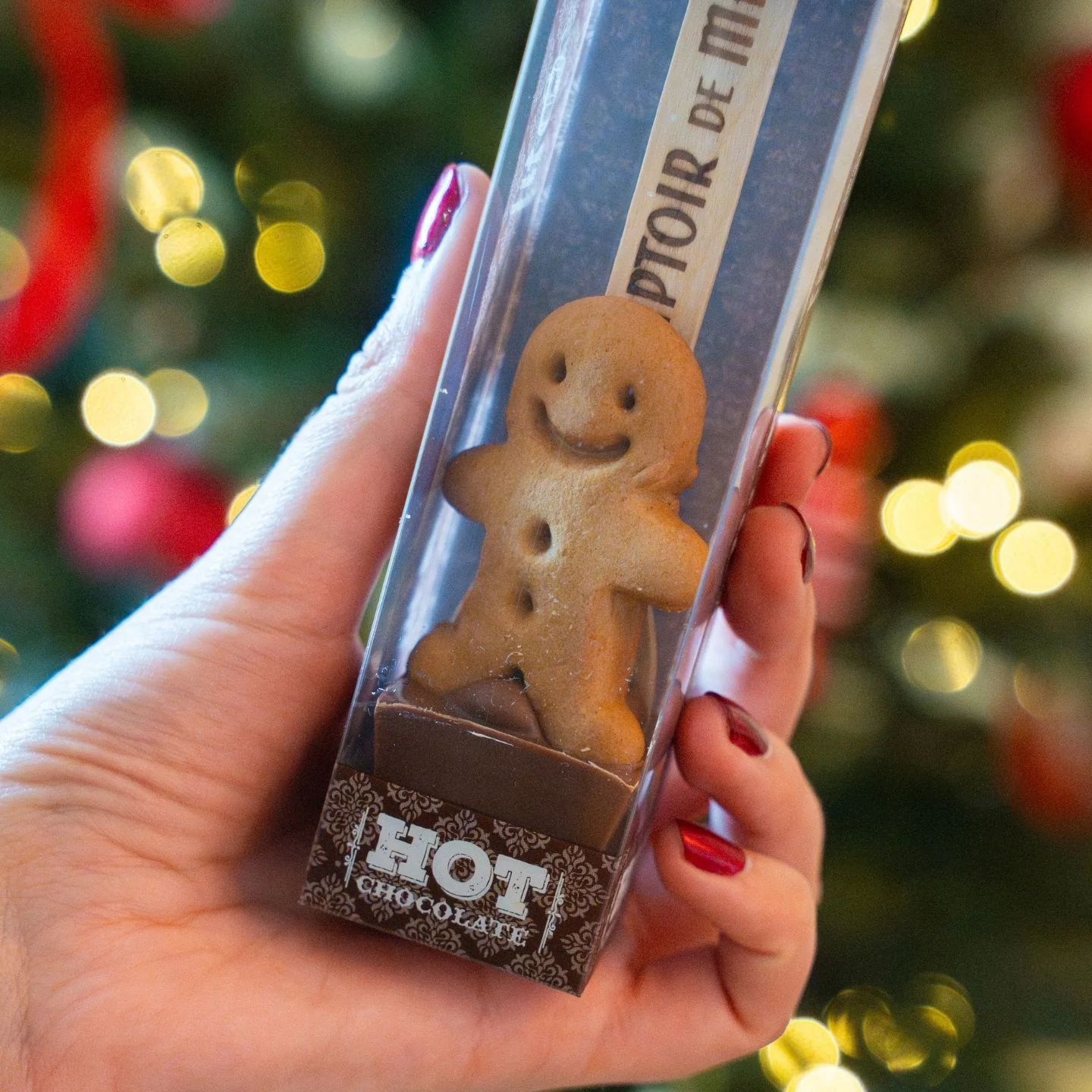 Cuillère en chocolat à faire fondre - Bonhomme de Noël - Image 2