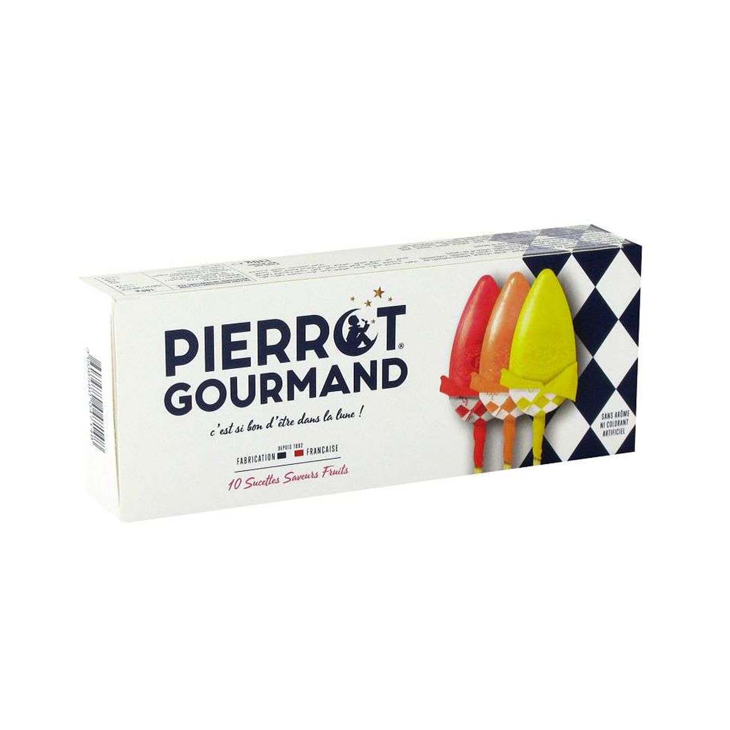 Etuis 10 sucettes saveur fruits Pierrot Gourmand - Image 5