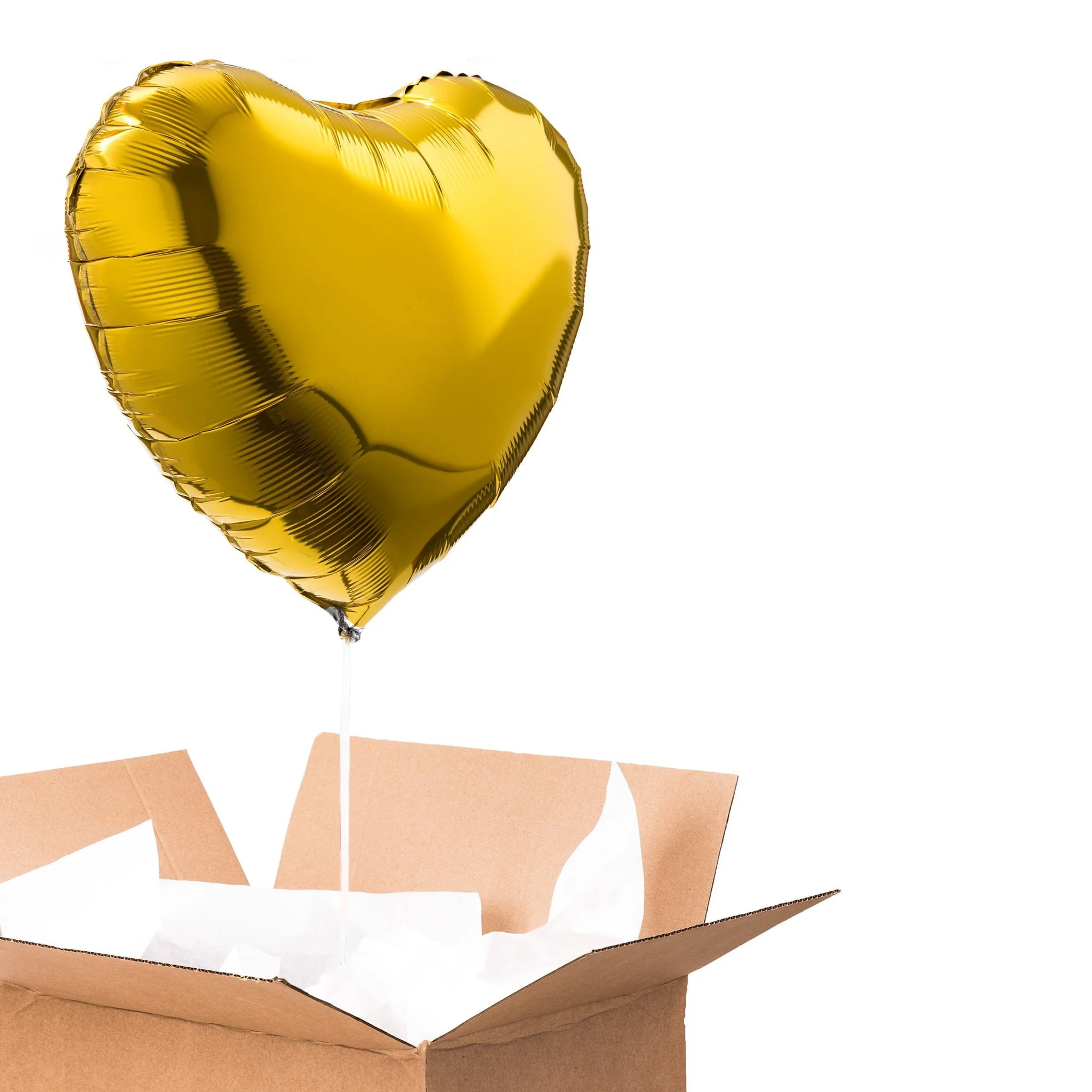 Ballon Coeur Or - Image 3
