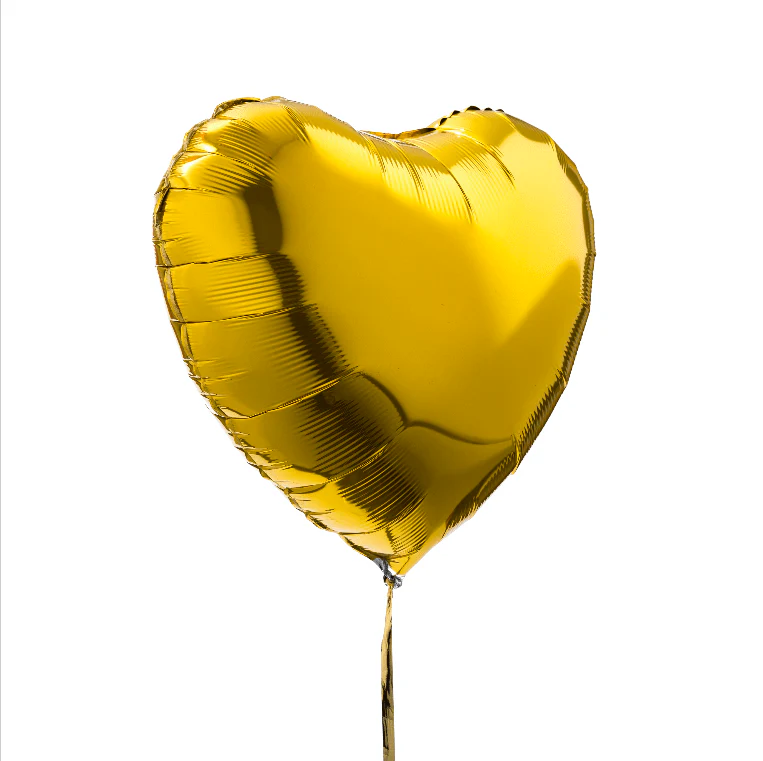 Ballon Coeur Or - Image 5