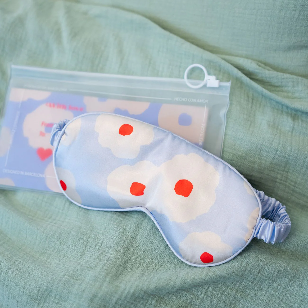 Masque de sommeil fleurs