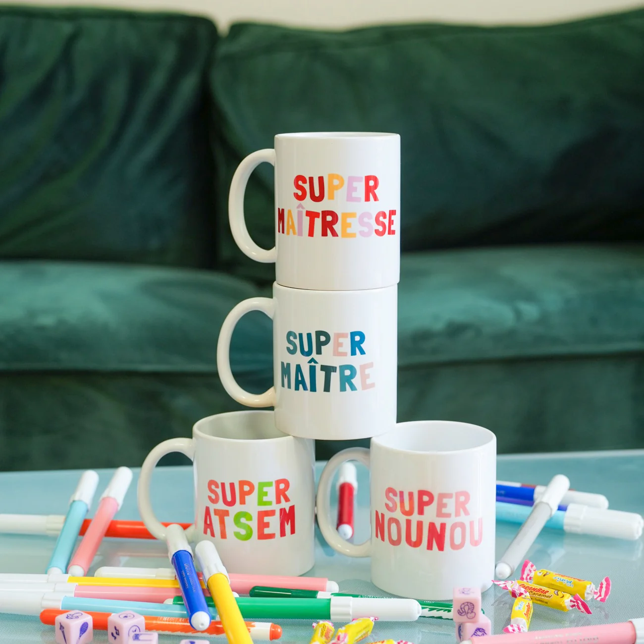Mug - Maîtresse, Maître, Atsem & Nounou