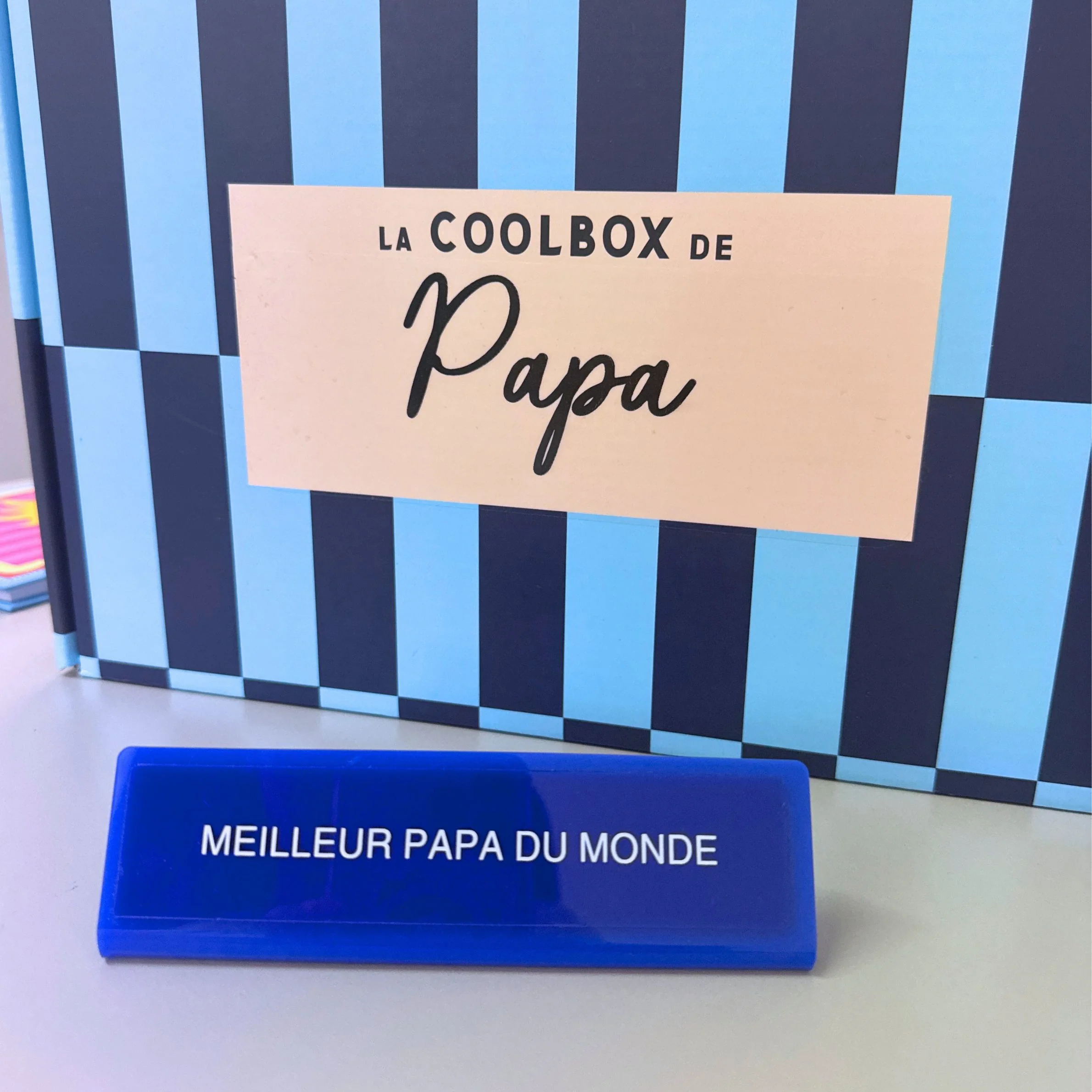 Plaque de bureau "Meilleur papa du monde" - Image 3