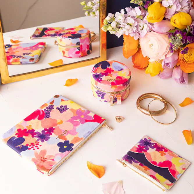 Porte cartes à fleurs - Image 3