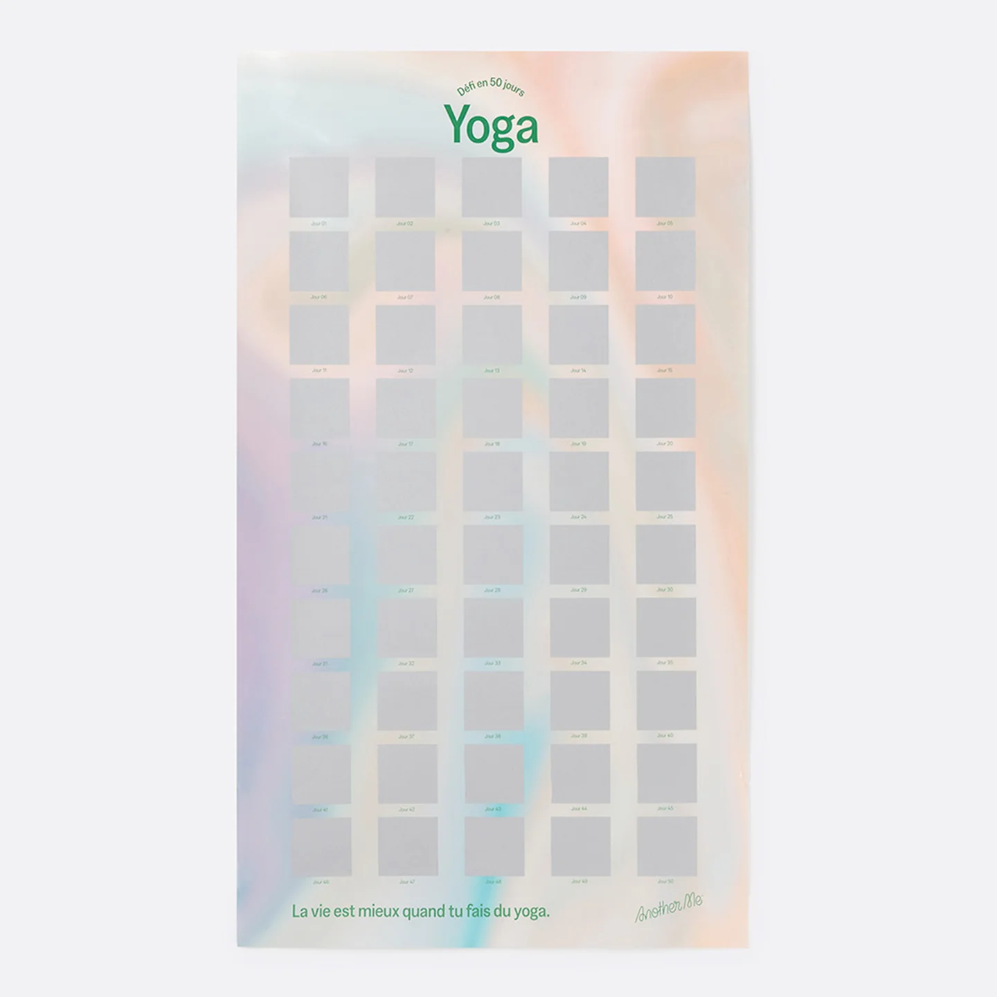Poster Ă gratter - 50 jours challenge yoga - Image 3