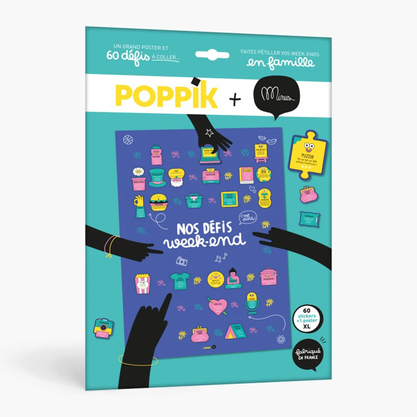 Poster Stickers Enfant - Nos Défis Week-End