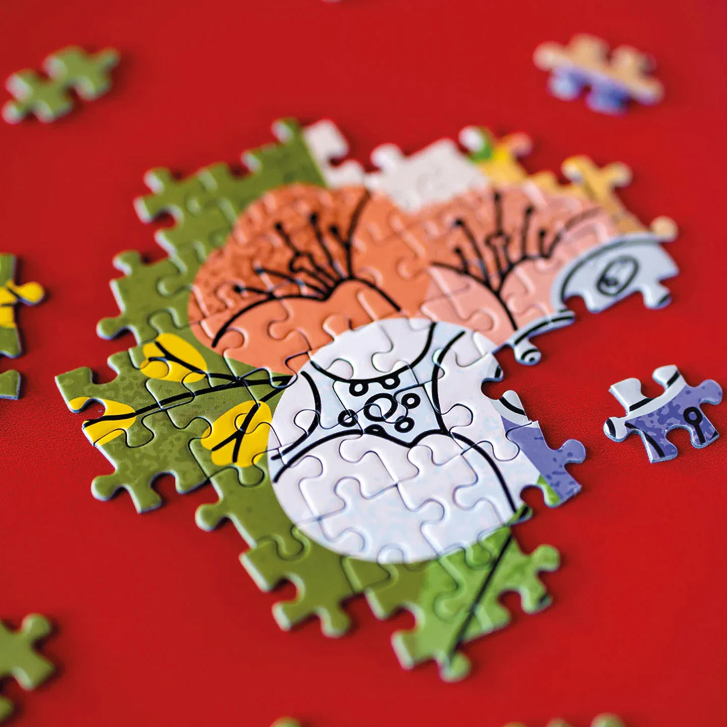 Puzzle Français - 500 pièces - À Bicyclette - Image 5