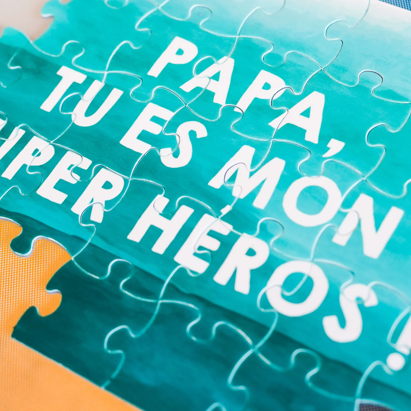 Puzzle - Papa, tu es mon super héros ! - Image 3