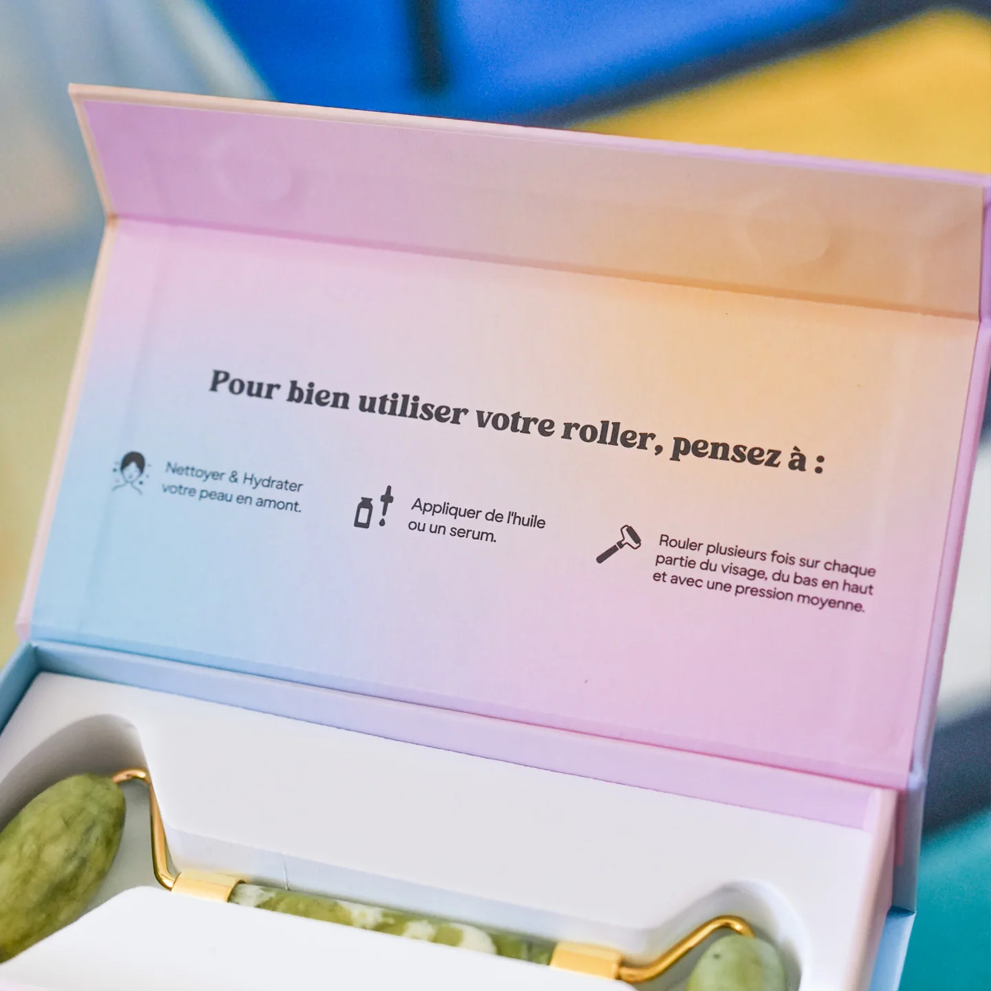 Rouleau Pierre de Jade pour visage - Image 3