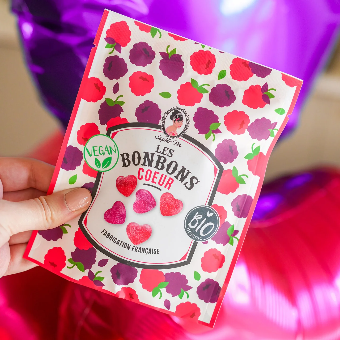 Sachet Bonbons Coeur - Bio - Image 3
