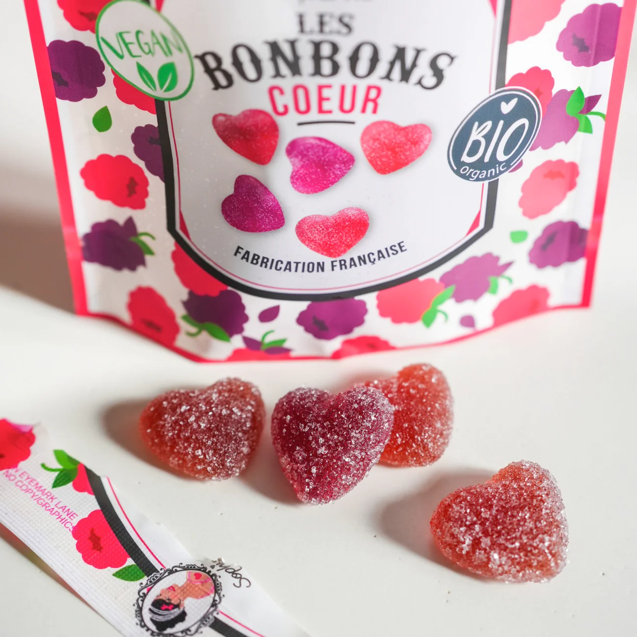 Sachet Bonbons Coeur - Bio - Image 5