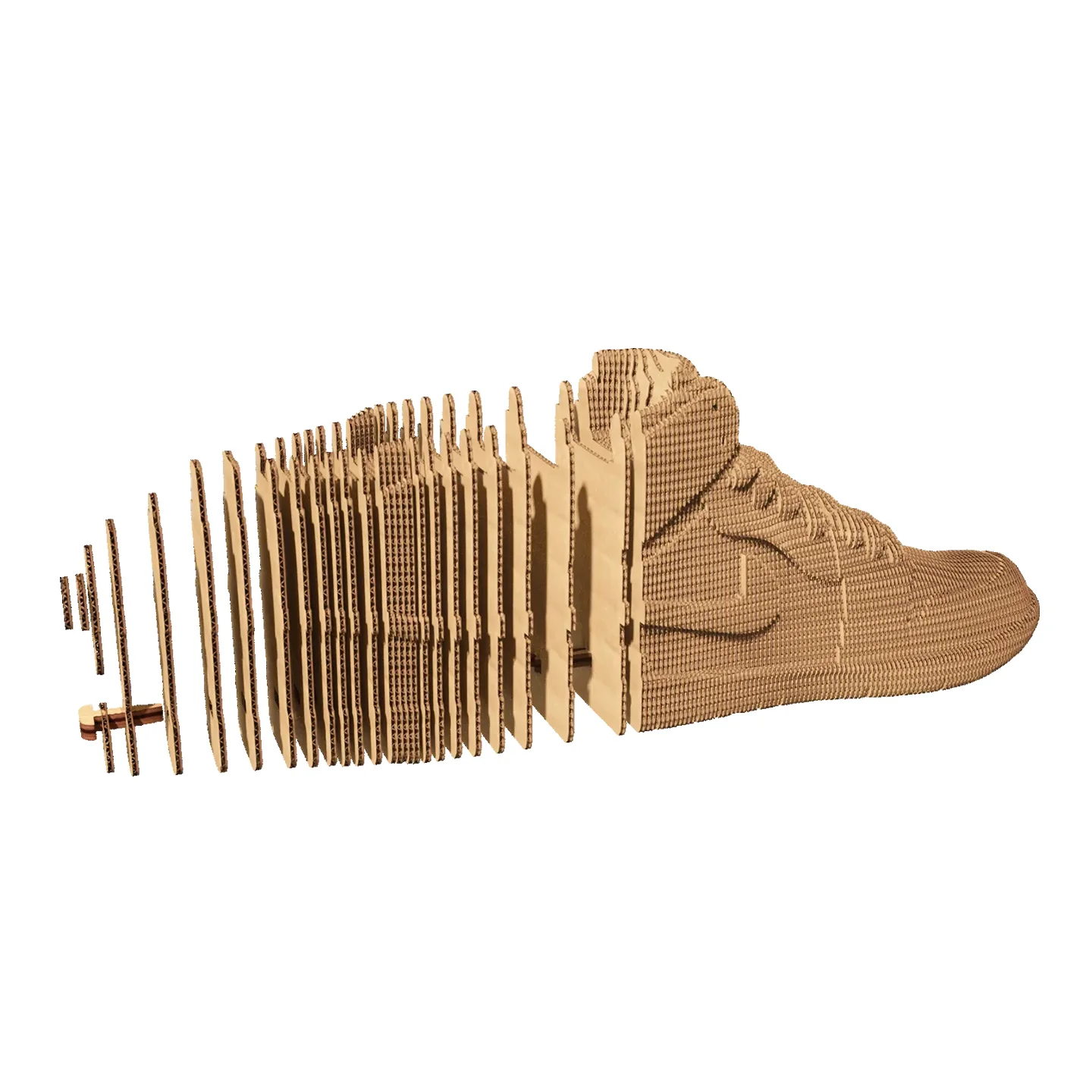 Sculpture en carton DIY - Sneakers - Image 6