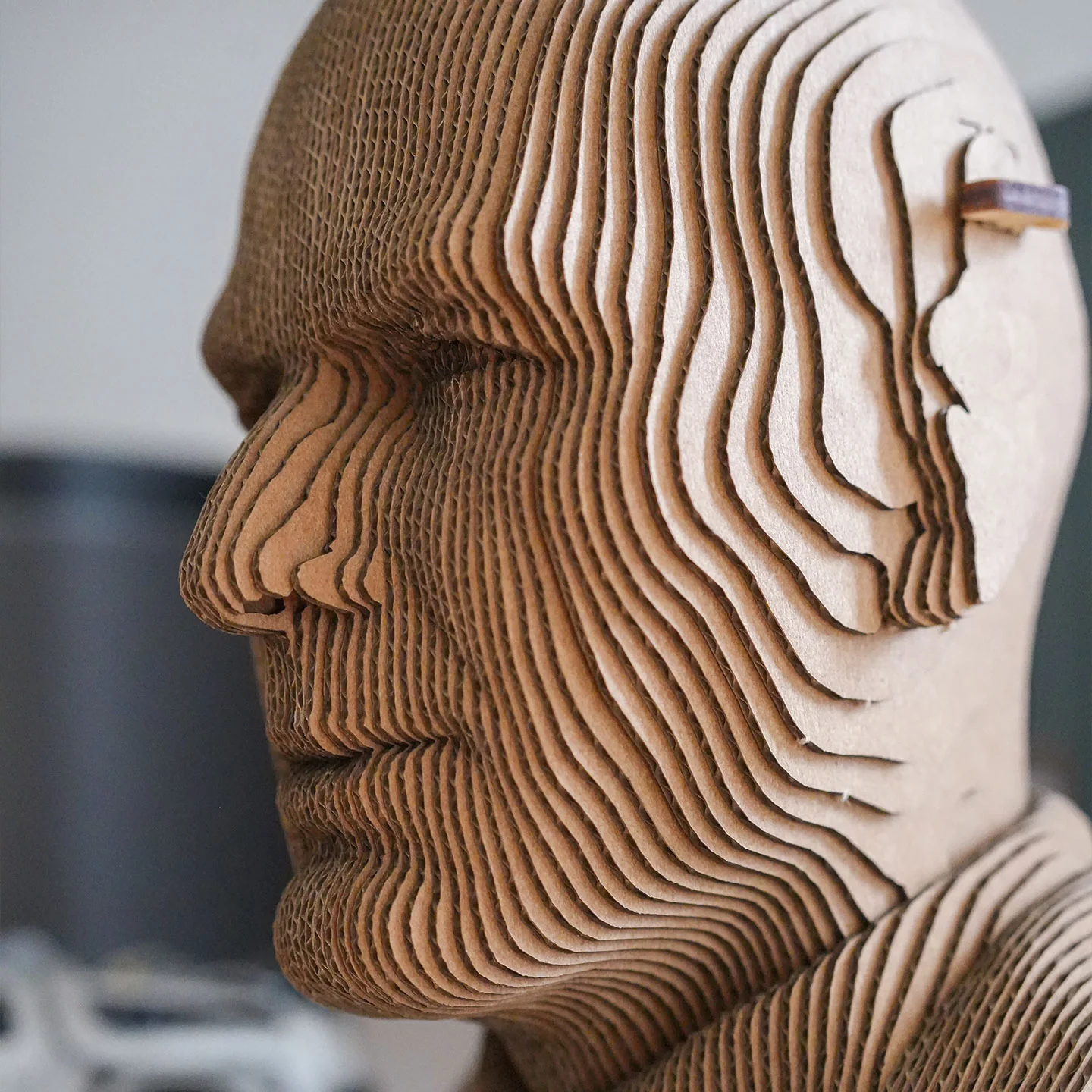 Sculpture en carton DIY - Zidane - Image 4