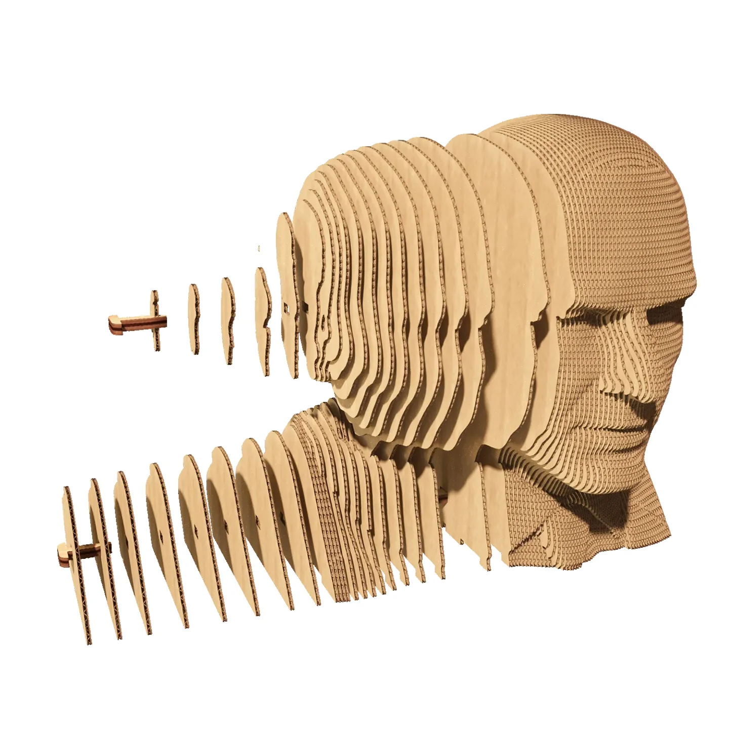 Sculpture en carton DIY - Zidane - Image 6