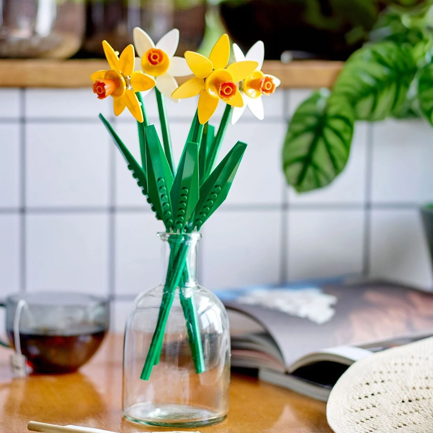 Bouquet de jonquilles en Lego