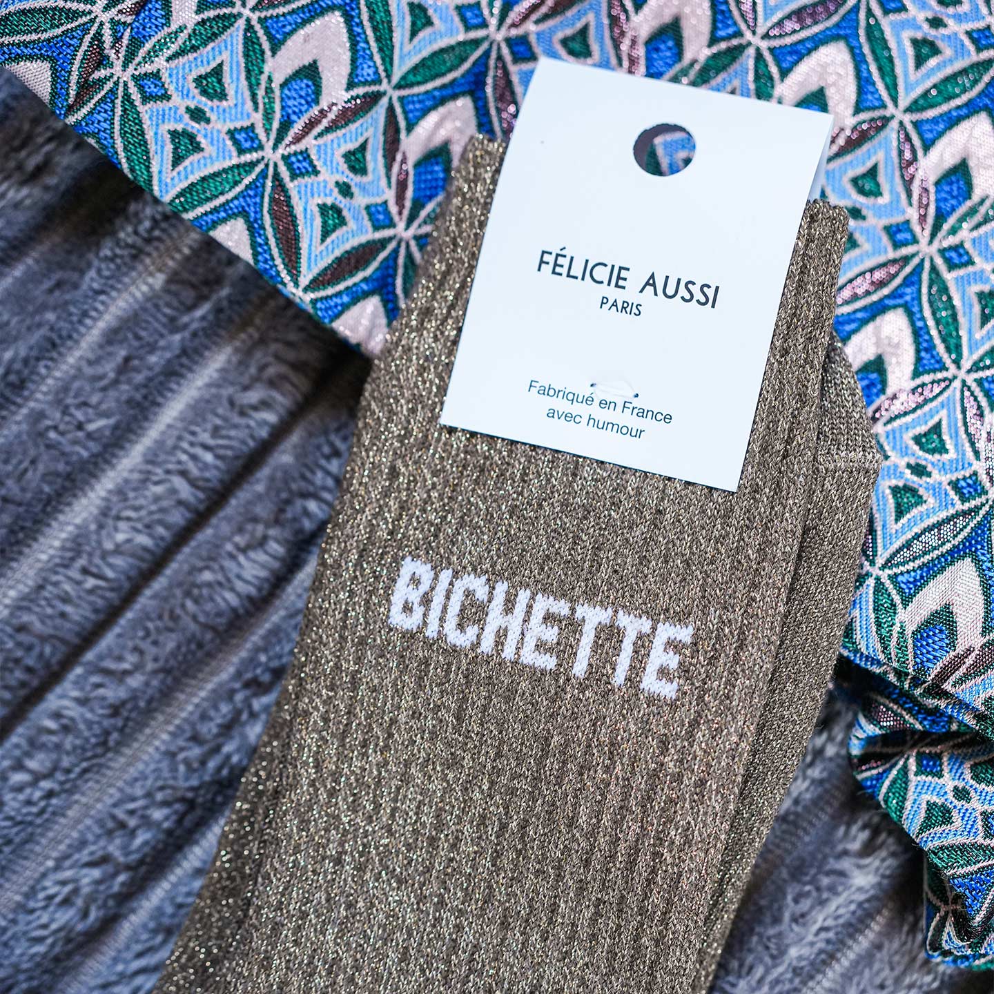 Chaussettes à paillettes - Bichette - Image 2