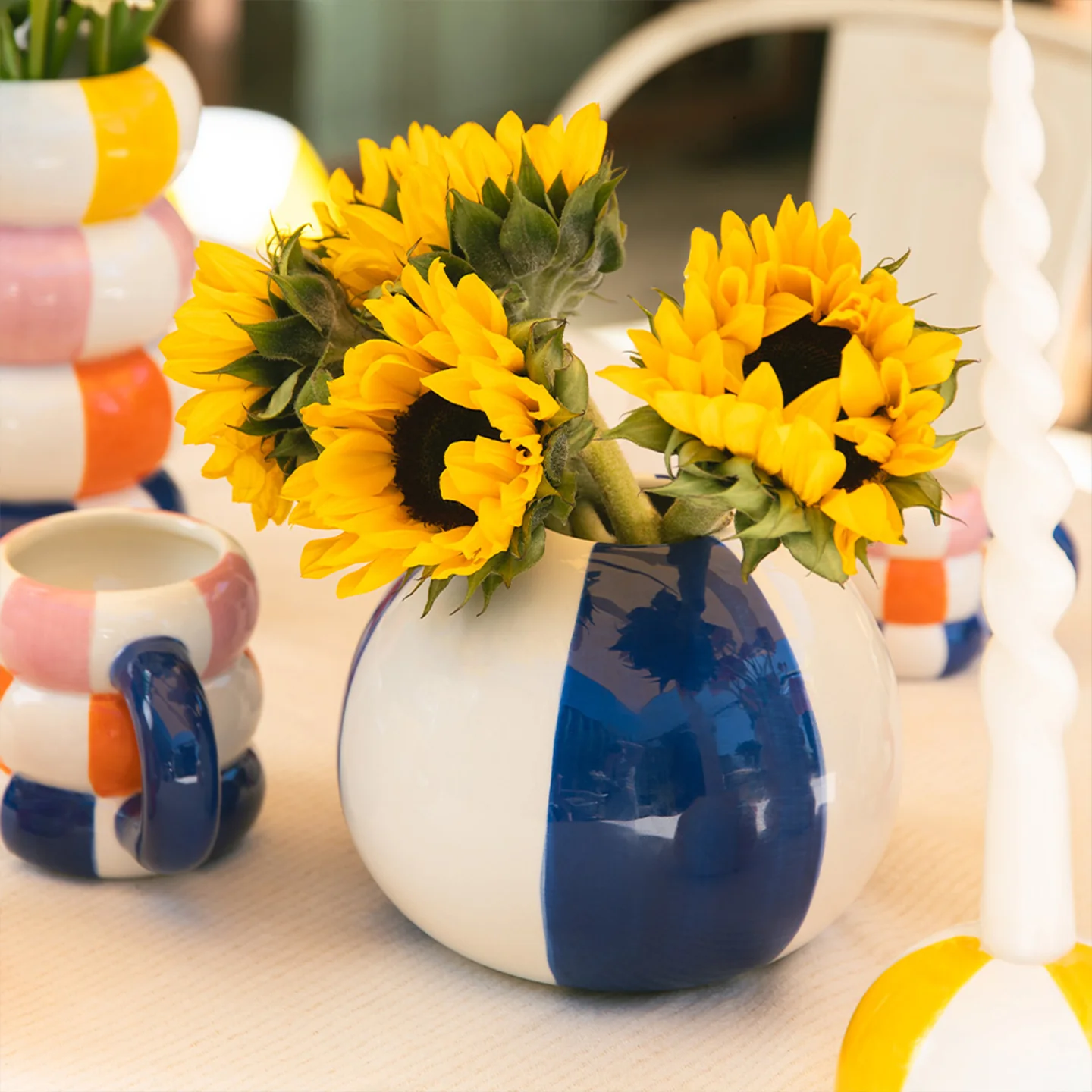Vase - Ballon de Plage Bleu - Image 4