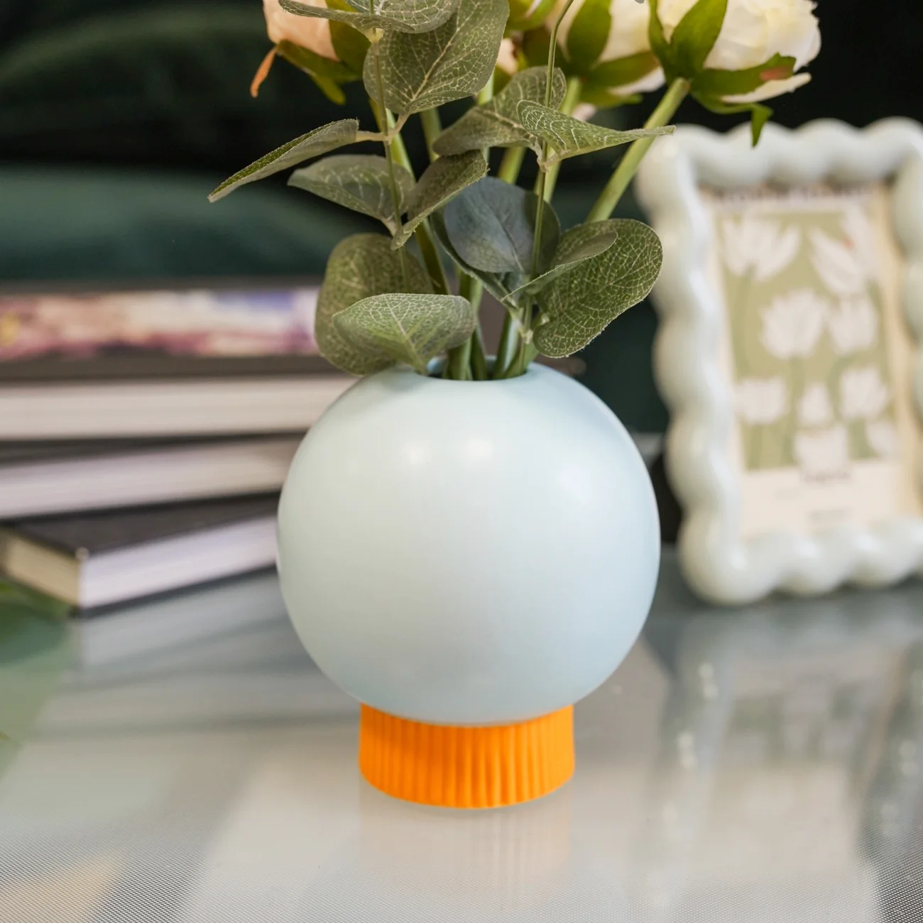 Vase céramique boule - Image 3