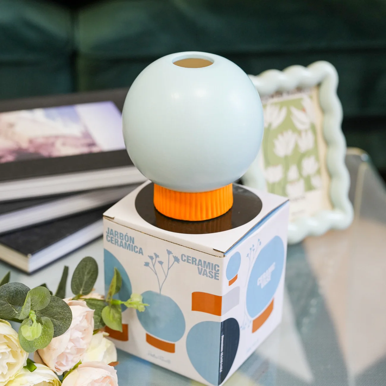 Vase céramique boule - Image 6